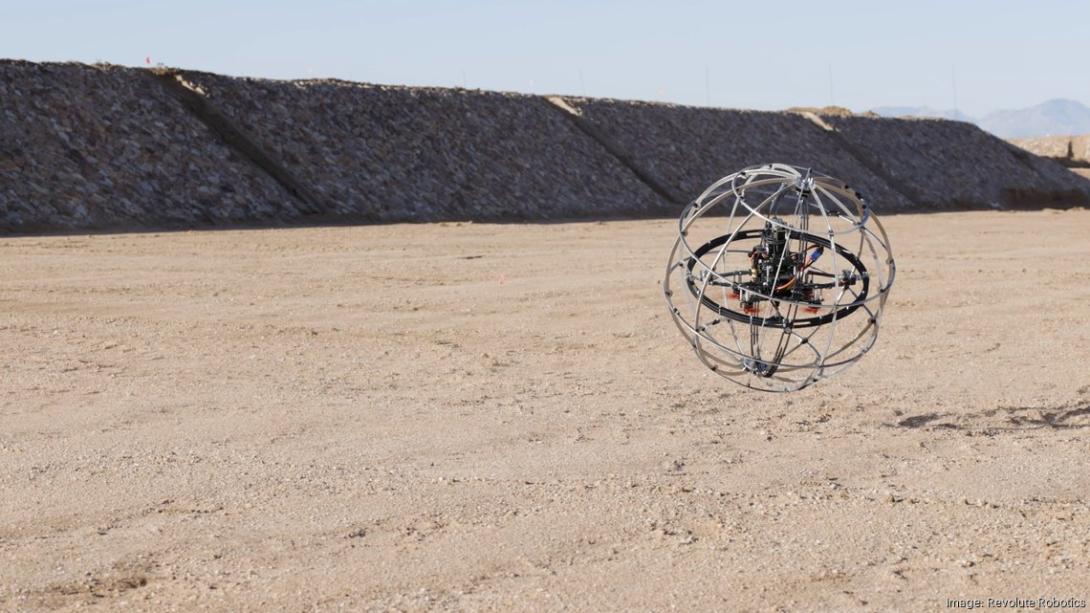 Revolute Robotics develops flying robot drone that can also roll along the ground 